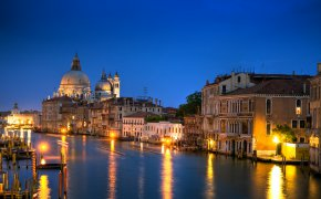 Обои canal grande, архитектура, венеция, гранд-канал, дома, италия