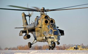 Обои mi-24, вертолет, российский, советский, транспортно
